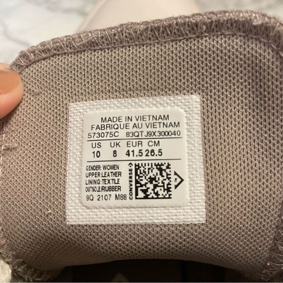 Converse Chuck Taylor All Star Move Platform Hi Top Sneakers Leather - Picture 6 of 6